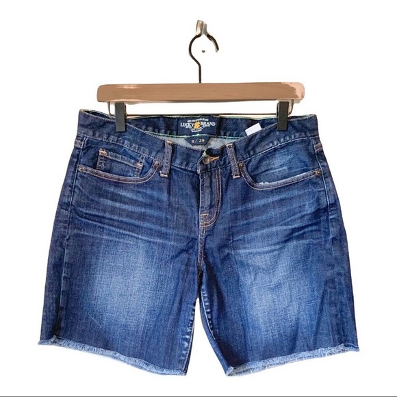Lucky Brand Abbey Short Denim Jean Shorts Size 29/8 - Picture 1 of 7